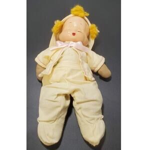 Antique 1940s Horsman 3 Face Composition Trudy Doll